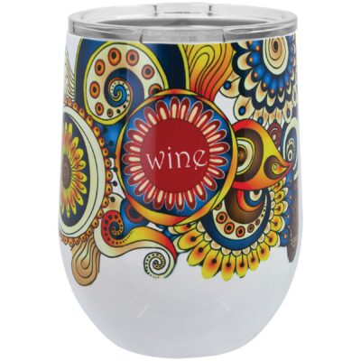 Polar Camel Stemless Wine Tumbler with Lid